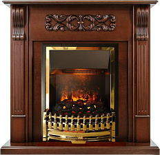 Каминокомплект Dimplex Venice очаг Atherton махагон коричневый антик Dimplex Venice очаг Atherton махагон коричневый антик