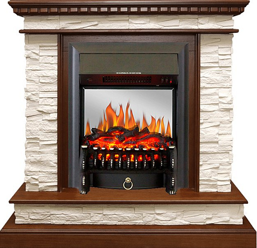 Royal Flame Calgary с очагом Fobos FX M Black дуб/сланец белый_0 Royal Flame Calgary с очагом Fobos FX M Black дуб/сланец белый_0
