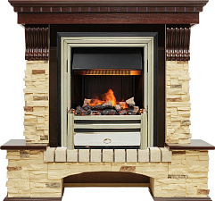 Каминокомплект Dimplex Pierre Luxe очаг Cavendish темный дуб/сланец угловой Dimplex Pierre Luxe очаг Cavendish темный дуб/сланец угловой