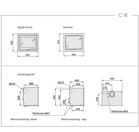 Contura i6, чугунная дверца_3 Contura i6, чугунная дверца_3