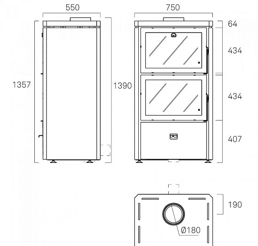 Печь-барбекю HEBAR, с духовкой (Rocal)_1 Печь-барбекю HEBAR, с духовкой (Rocal)_1