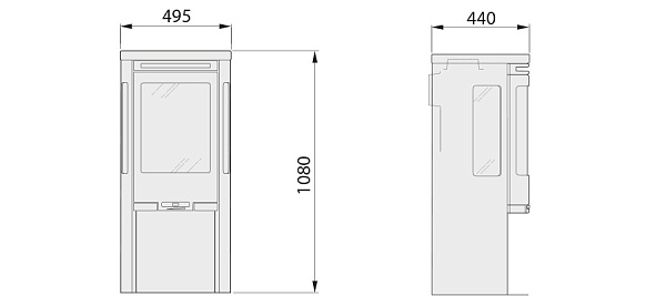 Камины из металла Contura 556 Style_4 Камины из металла Contura 556 Style_4