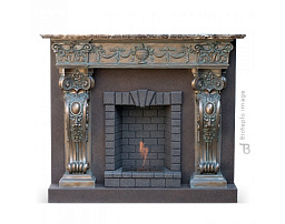 Напольный биокамин Bioteplo Baroque Italiano Brown Bioteplo Baroque Italiano Brown