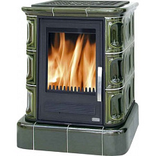 Кафельная печь Marina KP вставка комбо кафельный цоколь зеленая, с теплообменником Кафельная печь Marina KP вставка комбо кафельный цоколь зеленая, с теплообменником