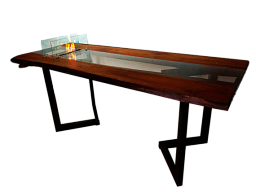 Напольный биокамин Обеденный стол ZeFire Mirage Обеденный стол ZeFire Mirage
