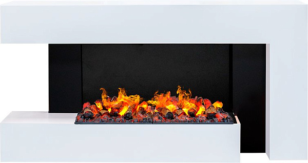 Dimplex Futuro очаг Cassette 1000 (с дровами) белый с черным_0 Dimplex Futuro очаг Cassette 1000 (с дровами) белый с черным_0