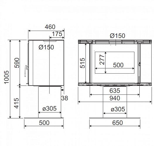 Печь ROCK SCREEN (Supra)_1 Печь ROCK SCREEN (Supra)_1