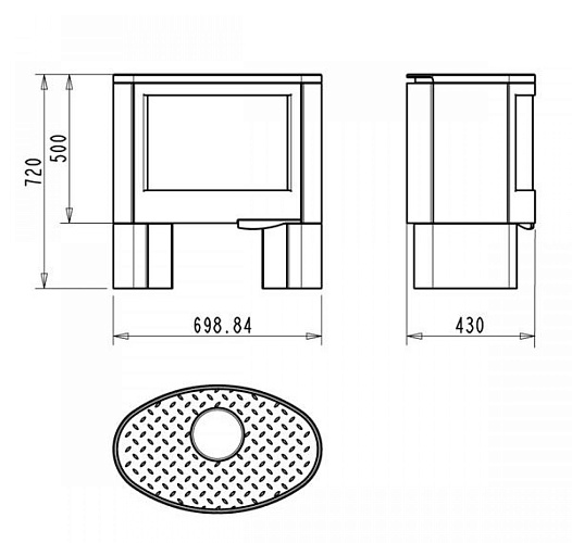 Чугунная печь Persee (Supra)_1 Чугунная печь Persee (Supra)_1