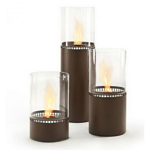 Ecosmart Fire Lighthouse 600 Black/CoreTen_0 Ecosmart Fire Lighthouse 600 Black/CoreTen_0