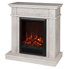 Электрический каминокомплект RealFlame Adelaida очаг Eugene белый фронтальный RealFlame Adelaida очаг Eugene белый фронтальный