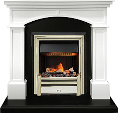 Каминокомплект Dimplex Langford очаг Cavendish белый с черным Dimplex Langford очаг Cavendish белый с черным