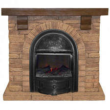 Электрический каминокомплект RealFlame Castle Hill очаг Saga бежевый RealFlame Castle Hill очаг Saga бежевый