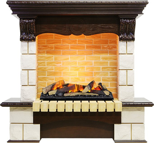 Dimplex Pierre Luxe очаг Cassette 600 LNH-INT (с дровами) венге/шампань_2 Dimplex Pierre Luxe очаг Cassette 600 LNH-INT (с дровами) венге/шампань_2