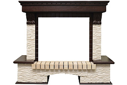 Портал Dimplex Pierre Luxe темный дуб/сланец мелкий 1340x400x1080 мм Dimplex Pierre Luxe темный дуб/сланец мелкий 1340x400x1080 мм