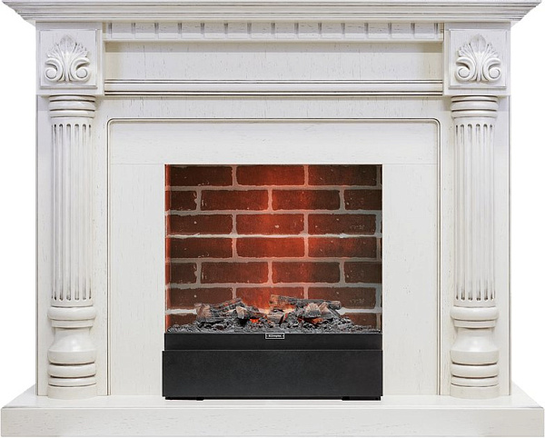 Dimplex Edinburg очаг Juneau слоновая кость/кирпич_0