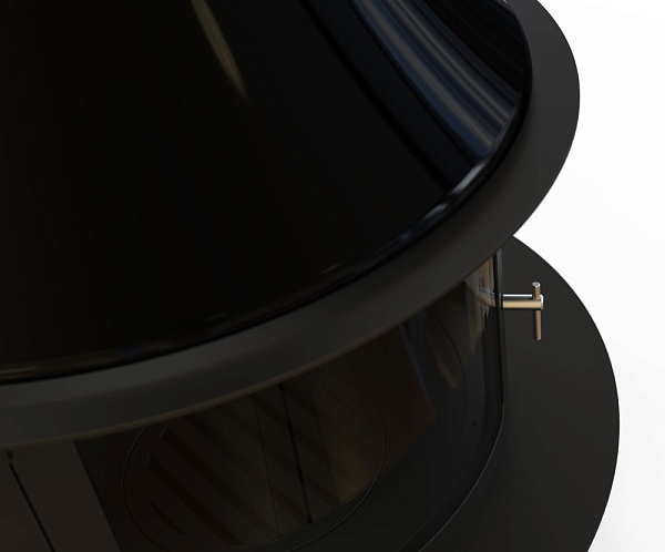 Камин Lorena, центральный, черный (Traforart)_4 Камин Lorena, центральный, черный (Traforart)_4