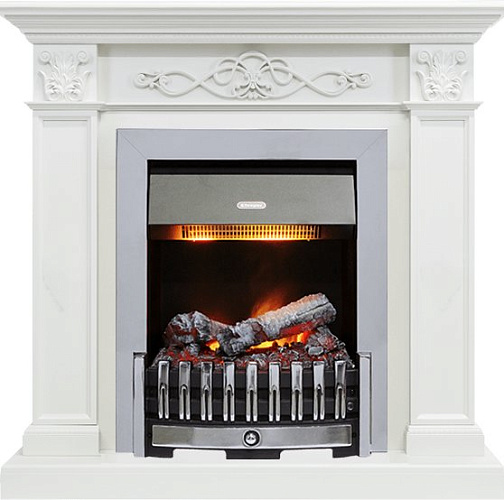 Dimplex Verona очаг Danville Chrome FB2 белый дуб_0 Dimplex Verona очаг Danville Chrome FB2 белый дуб_0