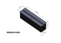 Топливный блок биокамина Autofire Секция M-100 Autofire Секция M-100