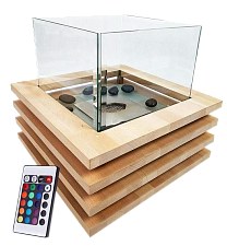 Биокамин для квартиры ZeFire Impulse, c подсветкой LED ZeFire Impulse, c подсветкой LED