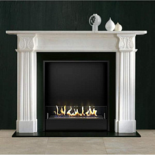 Биокамин в мраморном портале Firezo Barone Firezo Barone