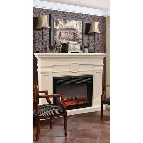 RealFlame Kellie 26 очаг Moonblaze Deluxe слоновая кость фронтальный_1 RealFlame Kellie 26 очаг Moonblaze Deluxe слоновая кость фронтальный_1