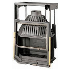 Каминная топка Laudel Призматик 850 угловой контргруз, петли справа Каминная топка Laudel Призматик 850 угловой контргруз, петли справа