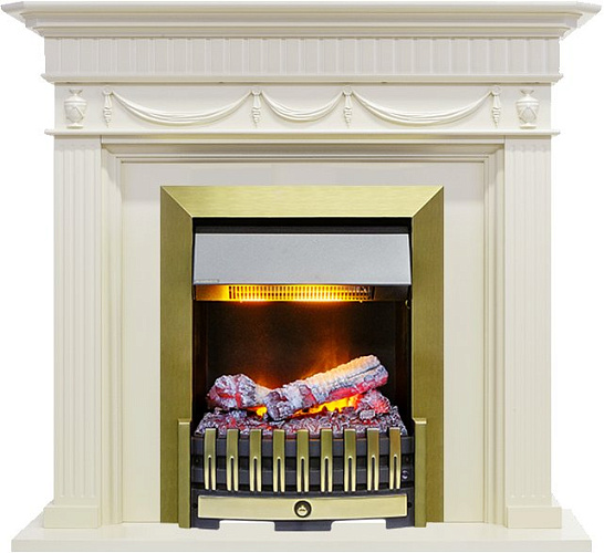Dimplex Corfu очаг Danville Antique Brass FB2 слоновая кость_0 Dimplex Corfu очаг Danville Antique Brass FB2 слоновая кость_0