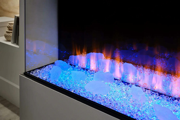 Трехсторонний электрокамин с обогревом BRITISH FIRES New Forest 1900 with Signature logs - 1900 мм_8 Трехсторонний электрокамин с обогревом BRITISH FIRES New Forest 1900 with Signature logs - 1900 мм_8