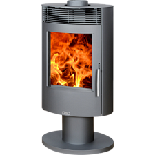 Печь-камин Tartu 5 поворотный серая сталь Печь-камин Tartu 5 поворотный серая сталь