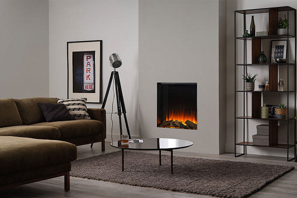 Трехсторонний электрокамин с обогревом BRITISH FIRES New Forest 650SQ with Signature logs_1 Трехсторонний электрокамин с обогревом BRITISH FIRES New Forest 650SQ with Signature logs_1