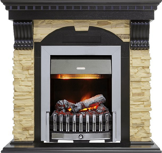 Dimplex Dublin очаг Danville Chrome FB2 темный дуб/сланец_1 Dimplex Dublin очаг Danville Chrome FB2 темный дуб/сланец_1