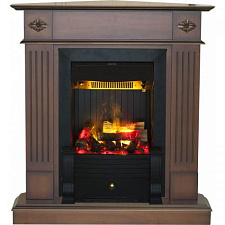 Каминокомплект RealFlame Brighton Corner очаг 3D Volcano античный дуб угловой RealFlame Brighton Corner очаг 3D Volcano античный дуб угловой