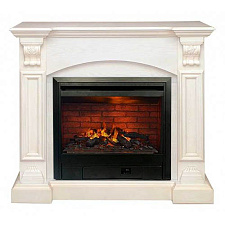Каминокомплект RealFlame Ceasar очаг 3D Helios белый дуб RealFlame Ceasar очаг 3D Helios белый дуб