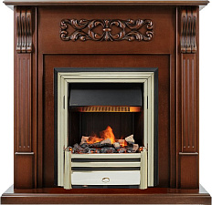 Каминокомплект Dimplex Venice очаг Cavendish махагон коричневый антик Dimplex Venice очаг Cavendish махагон коричневый антик