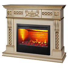 Каминокомплект RealFlame Corsica 26 очаг 3D Helios 26 белый дуб RealFlame Corsica 26 очаг 3D Helios 26 белый дуб