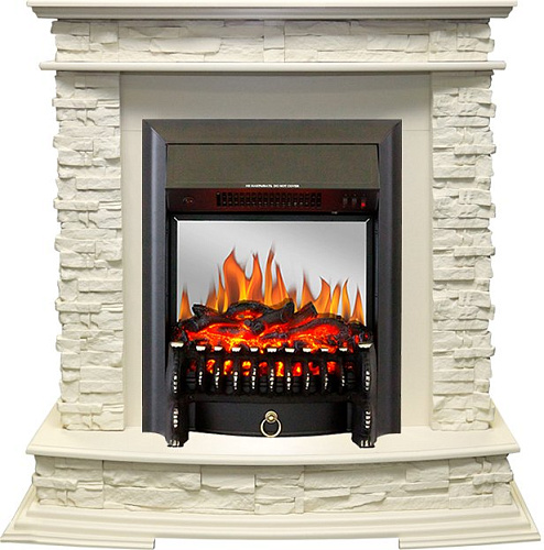 Royal Flame Luzern с очагом Fobos FX M Black слоновая кость_0 Royal Flame Luzern с очагом Fobos FX M Black слоновая кость_0