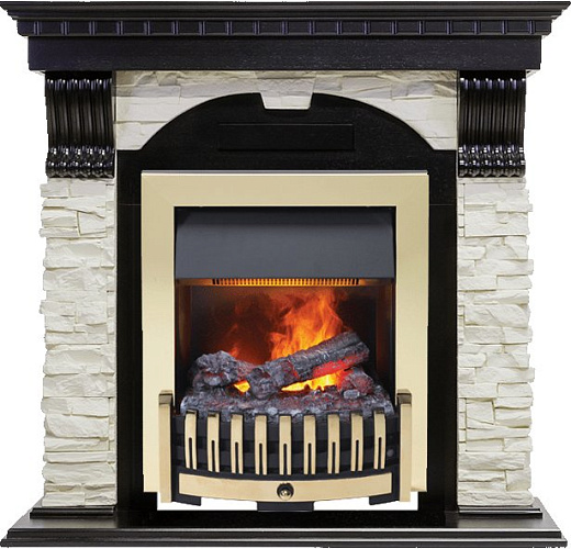 Dimplex Dublin очаг Danville Brass FB2 дуб/сланец белый_1 Dimplex Dublin очаг Danville Brass FB2 дуб/сланец белый_1