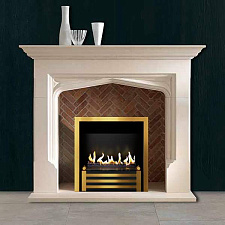 Биокамин в мраморном портале Firezo Arcadia Firezo Arcadia