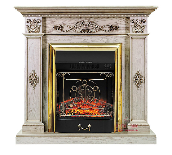 Royal Flame Derby очаг Majestic FX Brass old silver_0 Royal Flame Derby очаг Majestic FX Brass old silver_0