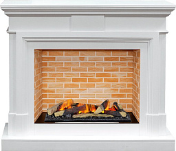 Каминокомплект Dimplex Coventry очаг Cassette 600 LNH-INT (с дровами) белый/кирпич Dimplex Coventry очаг Cassette 600 LNH-INT (с дровами) белый/кирпич