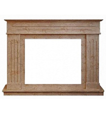 Портал для биокамина Варшава мрамор Crema Nova Zefire Варшава мрамор Crema Nova Zefire