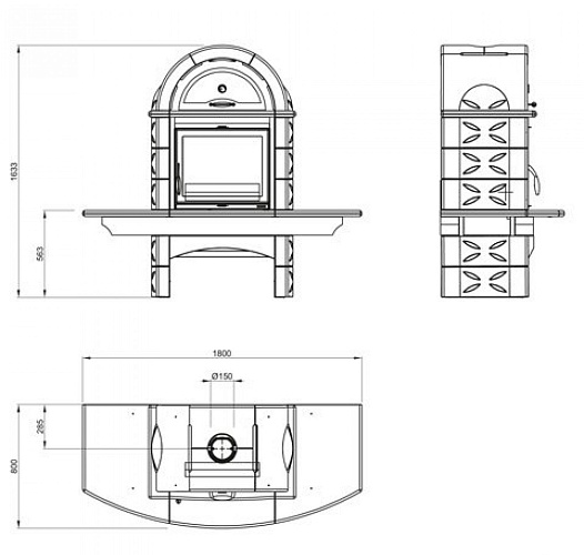 La Nordica-Extraflame falo 1l turchese_6 La Nordica-Extraflame falo 1l turchese_6