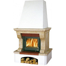 Камин ABX Glasgow Klasik (белый цоколь, балка песчаник) Камин ABX Glasgow Klasik (белый цоколь, балка песчаник)