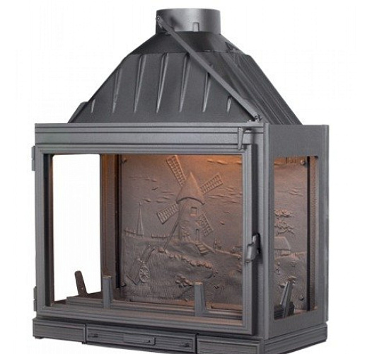 Топка Seguin prestige multivision 8000 с открытием двери в сторону + окно слева_1 Топка Seguin prestige multivision 8000 с открытием двери в сторону + окно слева_1