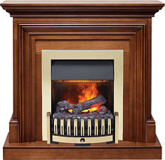 Каминокомплект Dimplex Bradford очаг Danville Brass FB2 орех Dimplex Bradford очаг Danville Brass FB2 орех