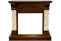 Портал Dimplex Prague темный дуб/сланец бежевый Dimplex Prague темный дуб/сланец бежевый