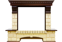 Портал Dimplex Pierre Luxe темный дуб/шампань 1260x365x1004 мм Dimplex Pierre Luxe темный дуб/шампань 1260x365x1004 мм