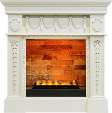 Каминокомплект Dimplex Ampir очаг Cassette 400 LNH-INT PS слоновая кость (без дров) Dimplex Ampir очаг Cassette 400 LNH-INT PS слоновая кость (без дров)