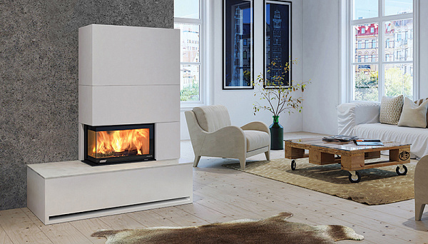 Каминная топка Nordpeis Q-34AL IR левая_3 Каминная топка Nordpeis Q-34AL IR левая_3