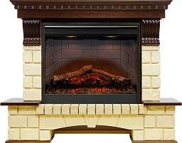 Каминокомплект Dimplex Pierre Luxe очаг Symphony 26 DF2608-INT темный дуб/шампань Dimplex Pierre Luxe очаг Symphony 26 DF2608-INT темный дуб/шампань